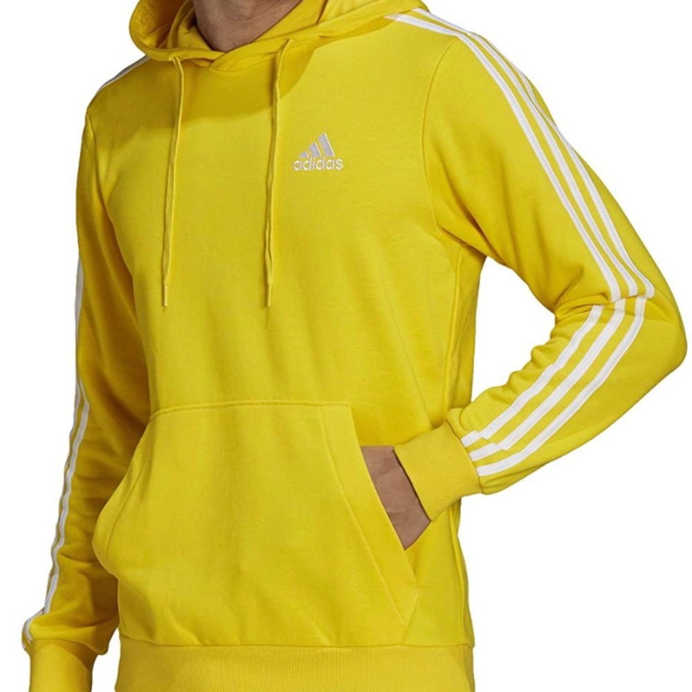 Adidas Men’s Essentials 3-Stripes Hoodie